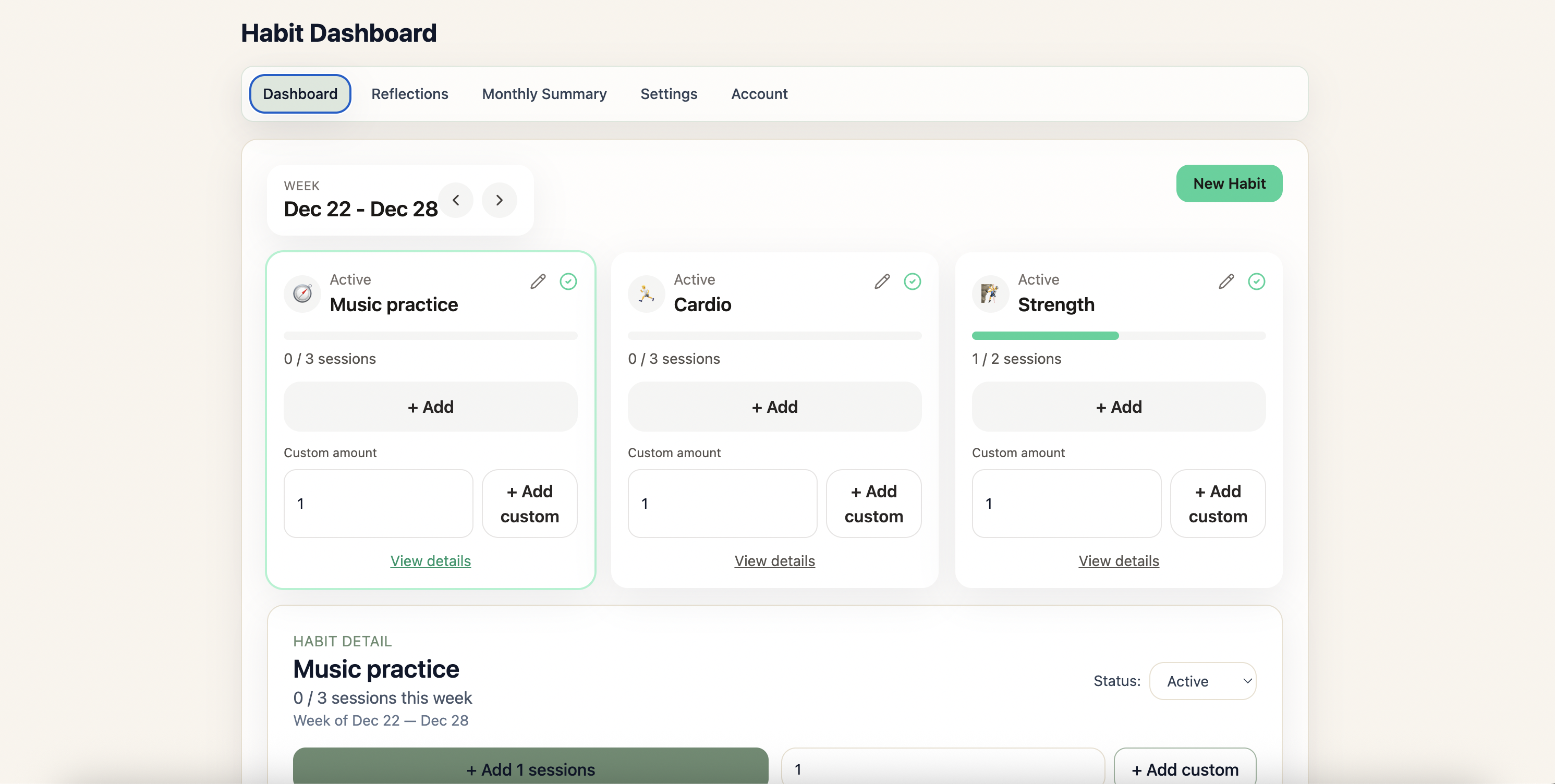 Weekly Companion snapshot